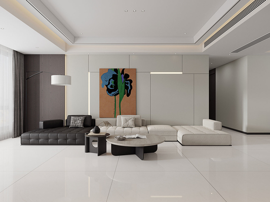 صفحه سنگ مصنوعی صیقلی بژ 1200x1200 میلی‌متر برای کانترتاپ