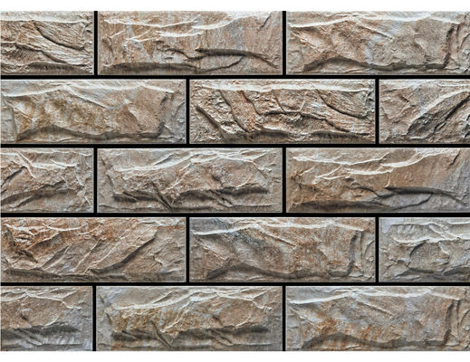 10X28cm SGS کاشی روکش سنگی در فضای باز فوق العاده ضخیم 0.98 سانتی متر