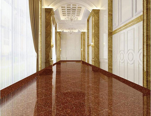 کاشی های کف چینی صیقل خورده 24X24 'بوردو قرمز شکلات قرمز
