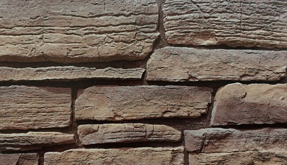 سنگ مصنوعی ضد حریق با روکش مصنوعی 14 میلی‌متری برای دیوارها