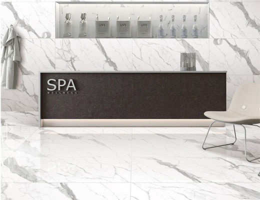 کاشی چینی 45X90cm SGS White Carrara ، کاشی دیوار دیوار 31KG/ctn لعابدار