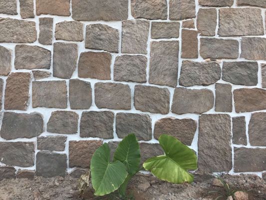 تزئینی آجر سنگی 14 میلی متری SGS تزئینی برای محوطه سازی دیوارهای باغ