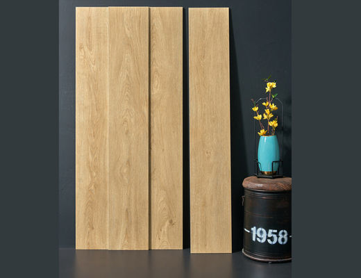 کاشی های چوبی با عرض عرض 250 میلی متر SGS کرم بژ برای دکوراسیون فضا 0.95 سانتی متر