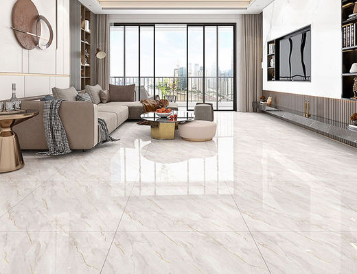 کاشی های مرمر ضد لغزش 36X36 '3cs / Ctn تمام بدنه دکوراسیون خانه طلایی خط 11 میلی متر