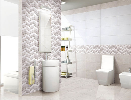 0.09W.A 30x60cm داخلی دیوار کاشی ، 100m2 خاکستری حمام کاشی دیوار آینه لعاب دار
