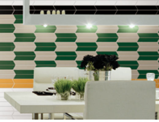 50x230mm فلک متوازن سرامیکی درخشان برای زیرزمینی