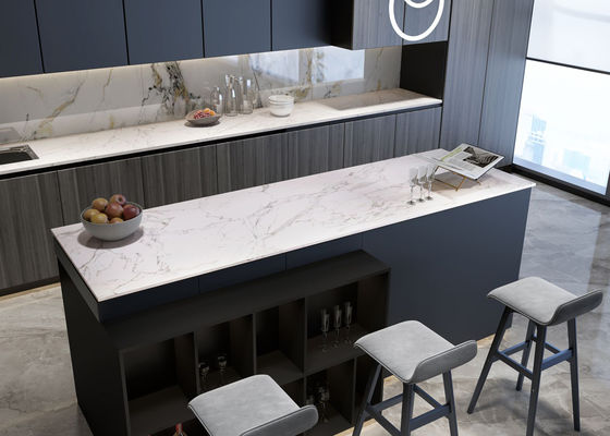 OEM Carrara White Sintered Stones 15mm ضخامت
