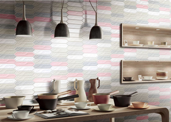 Picket Ripple Surface Restaurant کاشی دیواری تزئینی عایق حرارتی