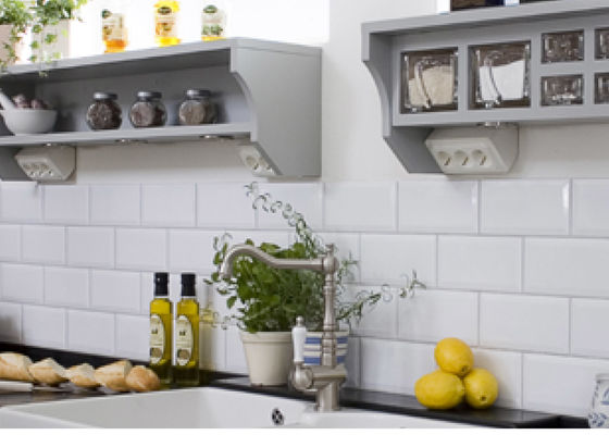 کاشی های دیوار سرامیکی 100X200MM کلاسیک برای آشپزخانه