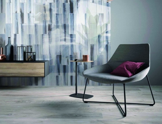 کاشی دیواری 100x300mm طرح موج برای رستوران